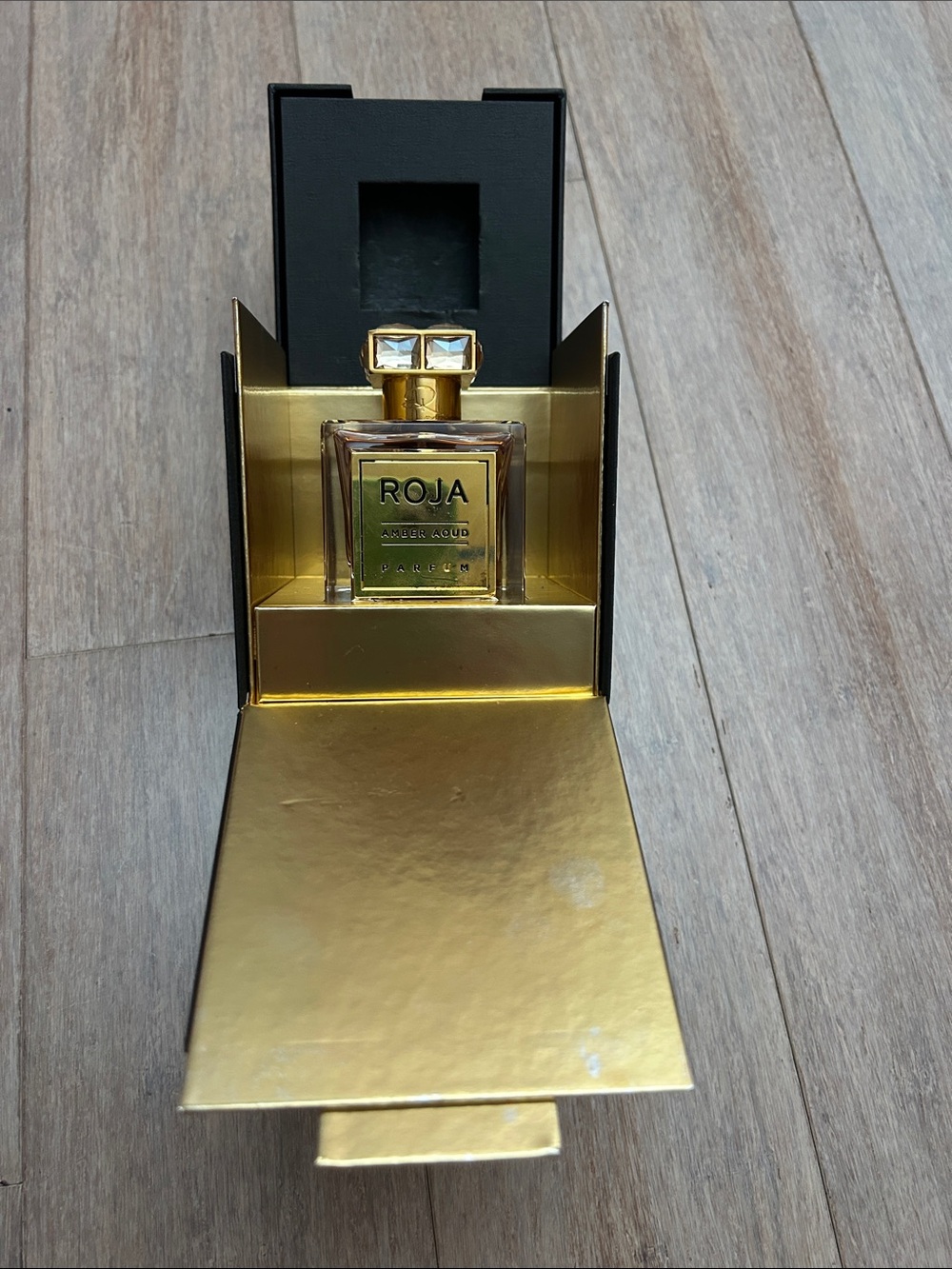 Roja Parfum Amber Aoud in Gold Bottle - Luxe Presentation Made in England 100ml